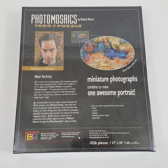 Elvis Jigsaw Puzzle Wertheimer Photomosaic 1000 Pc - Picture 2 of 12